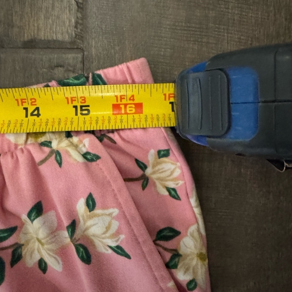 DRAPER JAMES Floral Pink Jogger Pants Size L Cottagecore Leisure Comfy Soft - Picture 14 of 15